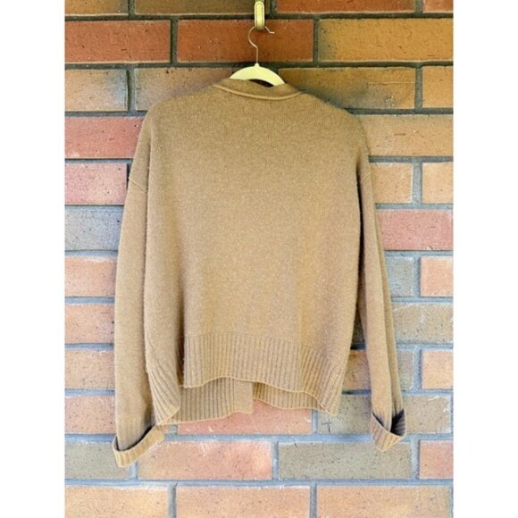 Organic by John Patrick Baez Cashmere Cardigan Sweater | Brown | Size Small - Picture 2 of 13